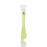 Pennello maschera plastico a doppia faccia, con punta in silicone su un lato, colore: verde