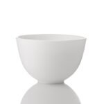 Ciotola cosmetica in silicone con scala di misurazione (colore: bianco)