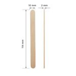 Spatole per aplicazione cera EXPERT 114x10 mm (100 pz) - immagine 2