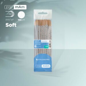 Ricambi papmAm (base morbida) su base di legno SMART 20, grana 100 (10 pz.)