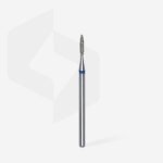 Punta diamantata Fiamma appuntita, colore blu, diametro 1,6 mm / lunghezza punta 8 mm - immagine 2