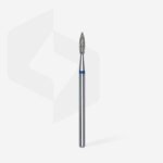 Punta diamantata Fiamma appuntita, colore blu, diametro 2,1 mm / lunghezza punta 8 mm - immagine 2