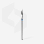Punta diamantata Fiamma appuntita, colore blu, diametro 2,3 mm / lunghezza punta 8 mm - immagine 2
