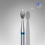 Punta diamantata Oliva, colore blu, diametro 2,5 mm / lunghezza punta 5 mm