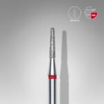 Punta diamantata Tronco, colore rosso, diametero 1,8 mm / lunghezza punta 8 mm