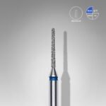 Punta diamantata Ago, colore blu, diametero 1 mm / lunghezza punta 10 mm