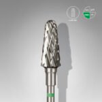 Punta in carburo Tronco, colore verde, diametro 6 mm / lunghezza 14 mm