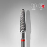 Punta in carburo Tronco, colore rosso, diametro 4 mm / lunghezza 13 mm