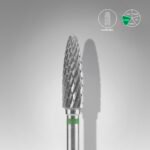 Punta fresa in carburo, pannocchia, verde, EXPERT con diametro 4 mm/ lunghezza 14 mm