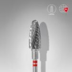 Punta in carburo per mancini Panocchia, colore rosso, diametro 6 mm / lunghezza 14 mm