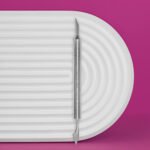 Spatola per manicure alleggerita EXPERT 100 TIPO 1 (punta "bastoncino d’arancio" + punta "ascia")