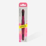 Spatola per manicure con manico in silicone "Gummy" UNIQ 10 TIPO 2 (punta stretta arrotondata + punta "bastoncino d'arancio") - immagine 4