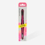 Spatola per manicure con manico in silicone "Gummy" UNIQ 10 TIPO 4.2 (punta stretta arrotondata + punta a lama curva) - immagine 4