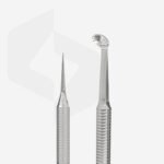 "Cucchiaio" per cosmetologia EXPERT 21 TIPO 4 (punta "Uno" piccola + punta "ago di Vidal") - immagine 2