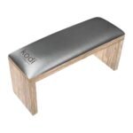 Bracciolo per manicure con gambe marroni