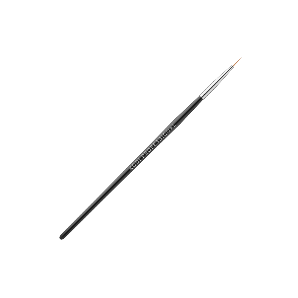 1-1000x1000 Pennello per pittura unghie E, misura: 1 (setole: kolinsky, manico in legno nero) - immagine 1