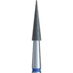 V104.166.524.021 Ð Punta diamantata a cono 166, lunghezza 10,0 mm, diametro 2,1 mm, abrasivo medio