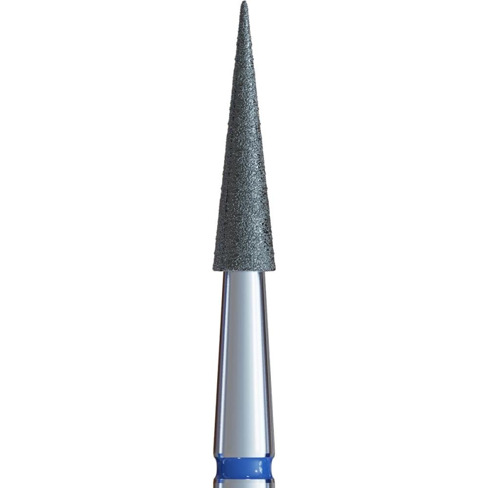25v104.166.524.021-1000x1000 V104.166.524.021 Ð Punta diamantata a cono 166, lunghezza 10,0 mm, diametro 2,1 mm, abrasivo medio - immagine 1