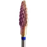 _ 205 KMN-274X HP.060 (fresa "corn" in carburo 274, d = 6,0 mm, abrasivo medio, spruzzatura camaleonte)