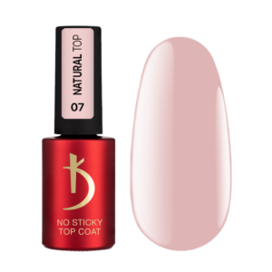 Top coat per smalto semipermanente senza strato di dispersione, 7 ml - Natural Top 7, No Sticky Top Coat Kodi professional