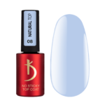 Top coat per smalto semipermanente senza strato di dispersione, 7 ml - Natural Top 8, No Sticky Top Coat Kodi professional