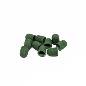 Set di cappucci per pedicure cilindro tondo, grana 320, abrasivo morbido, diametro 10,0 mm (10pz/confezione), Kp100fK