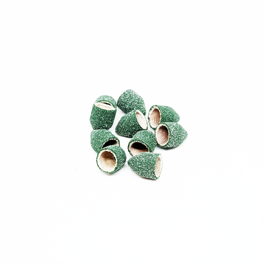 Kp10tsK-1000x1000 Set di capsule pedicure, cilindro appuntito, grana 60, diametro 10,0 mm (10 pz/set), Kp10tsK - immagine 1