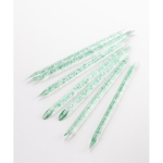 Bastoncini cuticole riutilizzabili in plastica, colore: verde