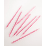 Bastoncini cuticole riutilizzabili in plastica, colore: rosa