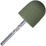 Lucidatore in silicone a cilindro arrotondato, diam. 15,0 mm, lunghezza parte lavorante 17,0 mm, S_302_K