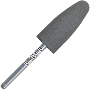 Lucidatore in silicone a cono arrotondato, diam. 10,0 mm, lunghezza parte lavorante 24,0 mm, S_403_K