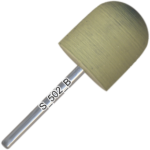 Lucidatore in silicone a cilindro arrotondato, diam. 15,0 mm, lunghezza parte lavorante 17,0 mm, S_502_K