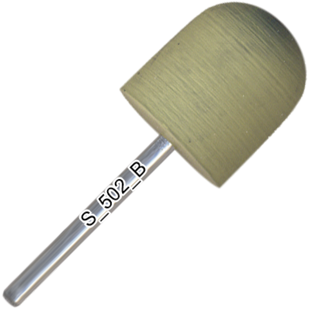 S_502_K-1000x1000 Lucidatore in silicone a cilindro arrotondato, diam. 15,0 mm, lunghezza parte lavorante 17,0 mm, S_502_K - immagine 1