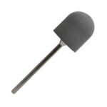 Lucidatore in silicone a cilindro arrotondato, abrasivo medio, diametro 15,0 mm, lunghezza parte lavorante 18,0 mm, Sw102mK