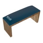 Bracciolo su gambe marroni "Verde scuro"