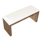 Bracciolo per manicure con gambe marroni