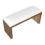 Bracciolo per manicure con gambe marroni