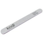 Lima Unghie Rettangolare _138, colore: grigio chiaro, elementi laterali: viola, dimensioni: 178*19*4 mm, con logo Kodi Professional