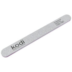 Lima Unghie Rettangolare _138, colore: grigio chiaro, elementi laterali: viola, dimensioni: 178*19*4 mm, con logo Kodi Professional