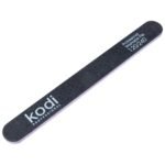 Lima Unghie Rettangolare _54, colore: nero, elementi laterali: viola, dimensioni: 178*19*4 mm, con logo Kodi Professional