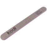 Lima Unghie Rettangolare _84, colore: marrone, dimensioni: 178*19*4 mm, con logo Kodi Professional