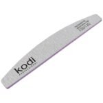 Lima Unghie _90 a Forma di "Crescente", colore: grigio, elementi laterali: viola, dimensioni: 178*28*4 mm, con logo Kodi Professional