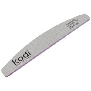 Lima Unghie _94 a Forma di "Crescente", colore: grigio, elementi laterali: viola, dimensioni: 178*28*4 mm, con logo Kodi Professional