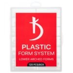 Forme inferiori riutilizzabili in plastica per creare una base arcuata sulle unghie