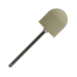 Lucidatore in silicone a cilindro arrotondato, diam. 15,0 mm, lunghezza parte lavorante 18,0 mm, Sw102fK