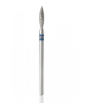 P862m025 (punta fresa diamante fiamma, d = 2,5 mm)