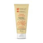 Balsamo tonificante per piedi con olio di macadamia, estratto di ippocastano e amamelide Shelly 100 ml