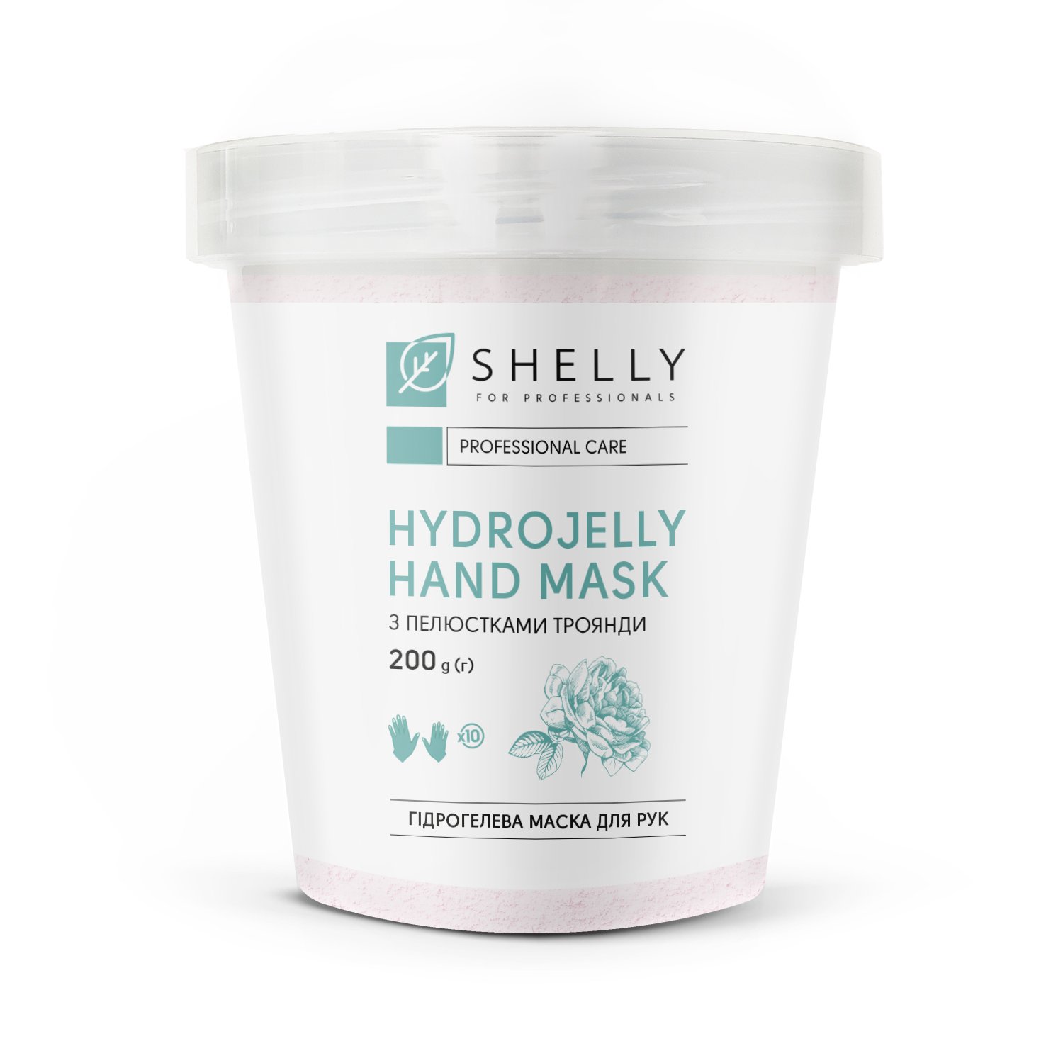 734978_1 Maschera idrogel per mani con petali di rosa Shelly 200 g - immagine 1